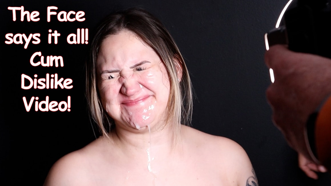 She Really Hates Cum on Her Face