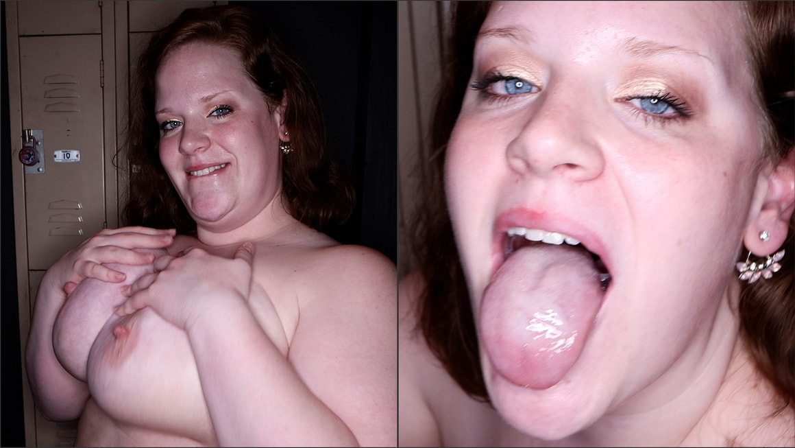 BlowBangGirls BBW with Huge Tits Swallows Cum - Baby Rachie